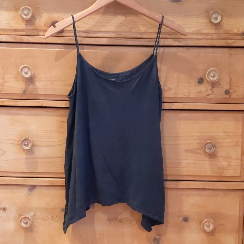 Loft Linen Drapey Tank Size M